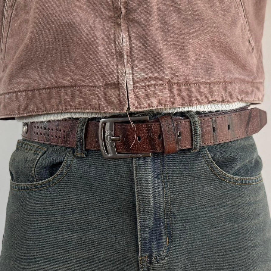 Brown Classic Buckle Belt