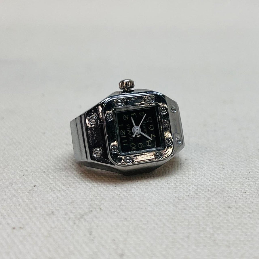 Square Dial Watch Ring