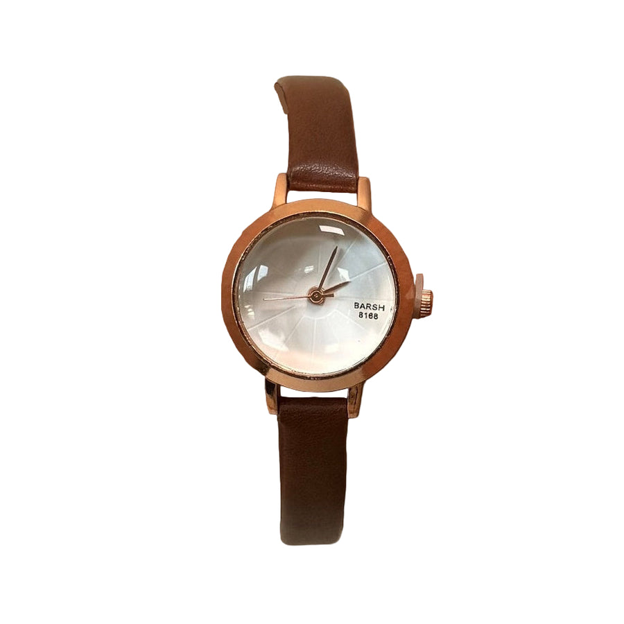 Gold Leather Watch