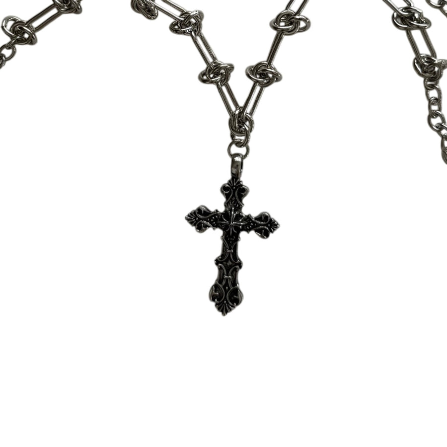 Linked Cross Necklace