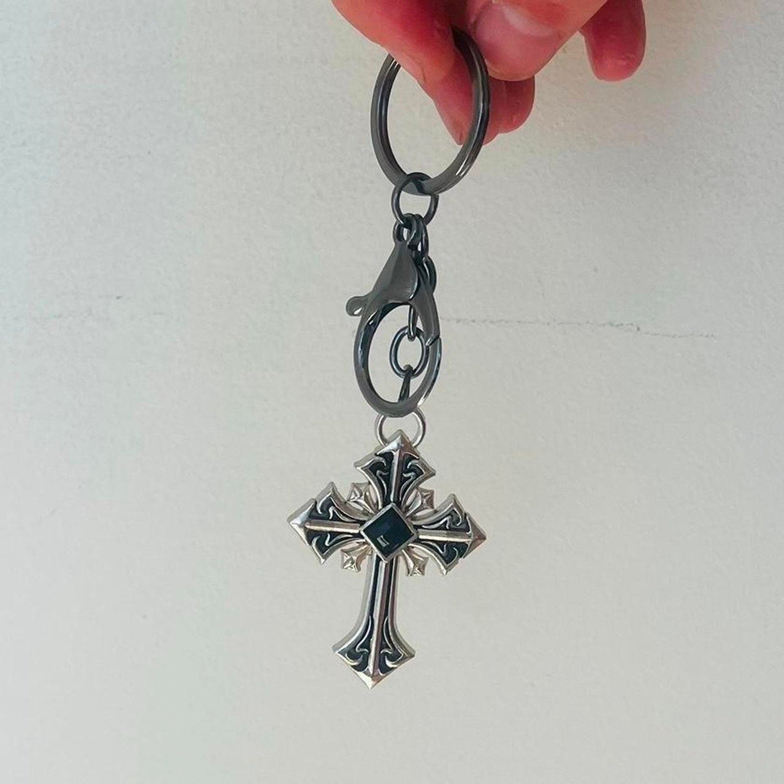 Cross Pendant Keychain