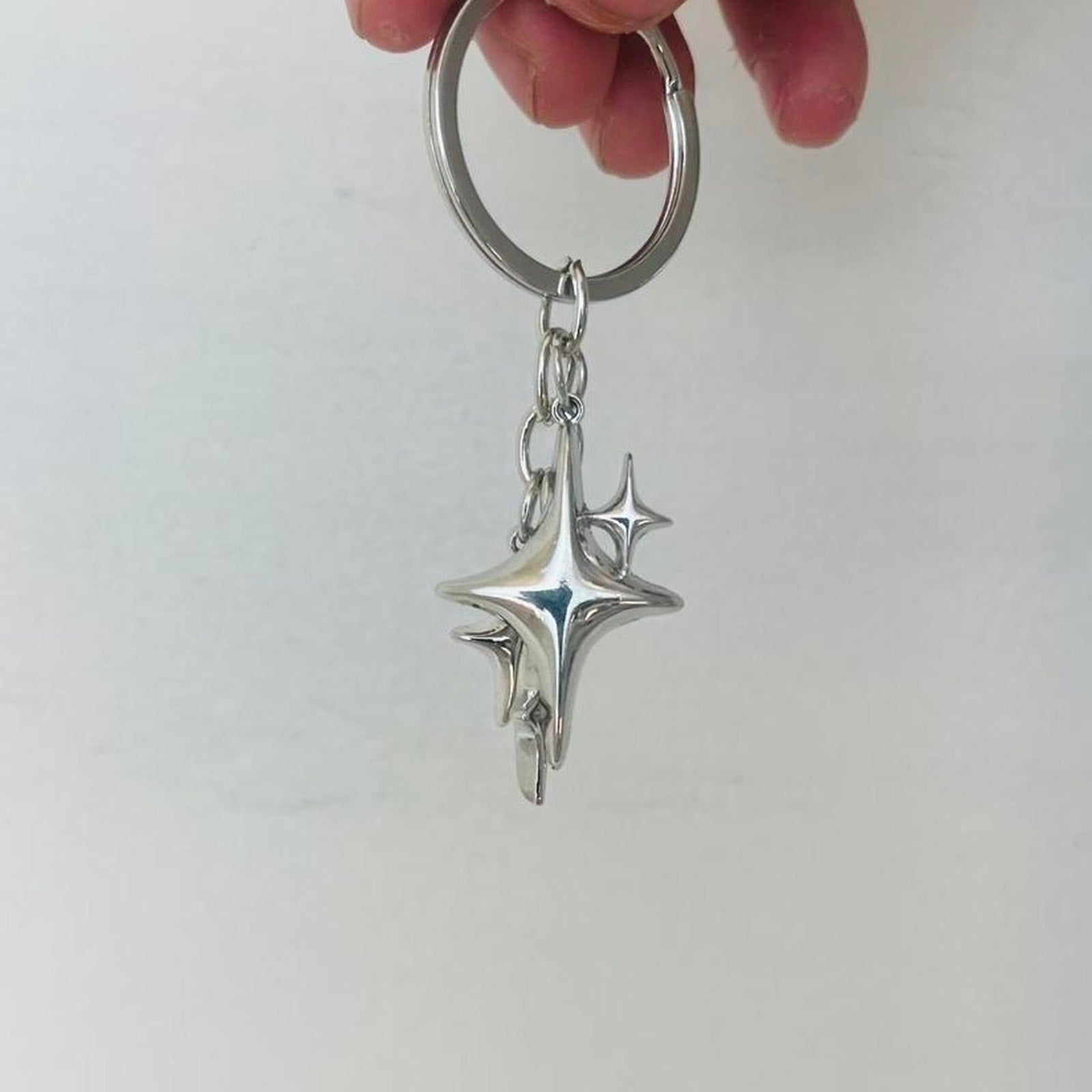 Triple Star Keychain