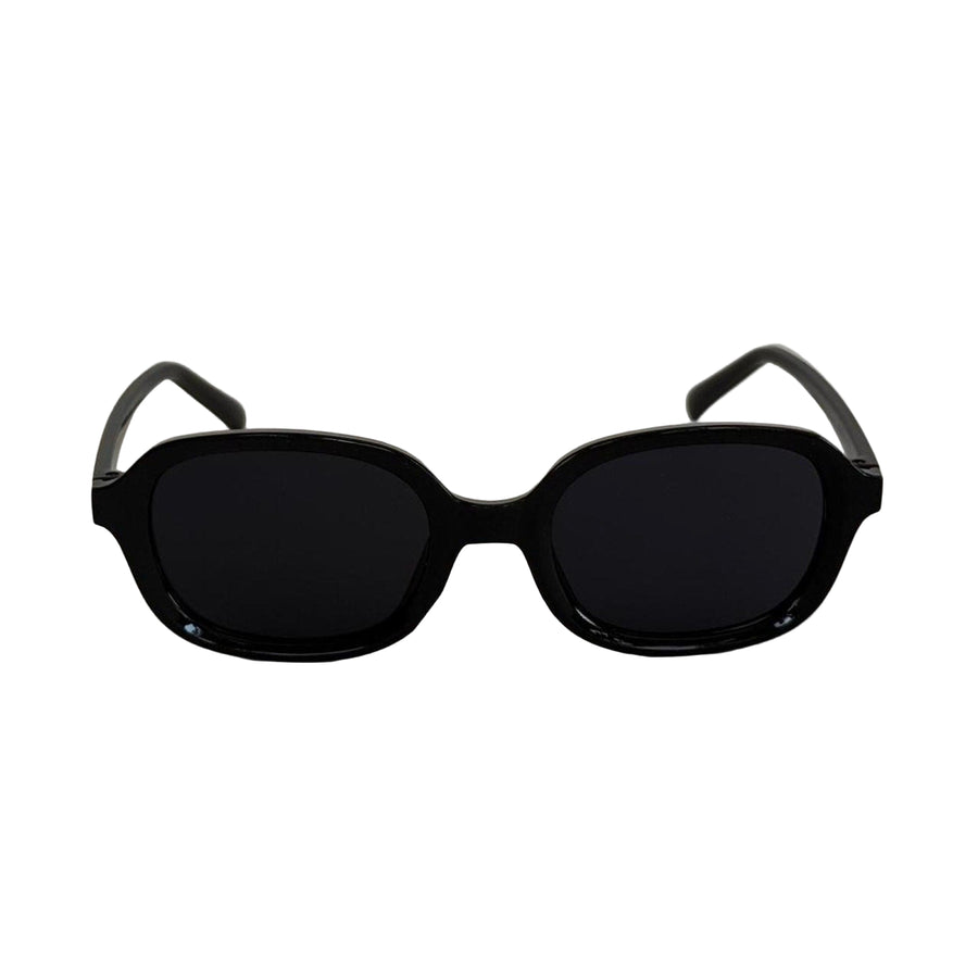 Black Oval Sunglasses