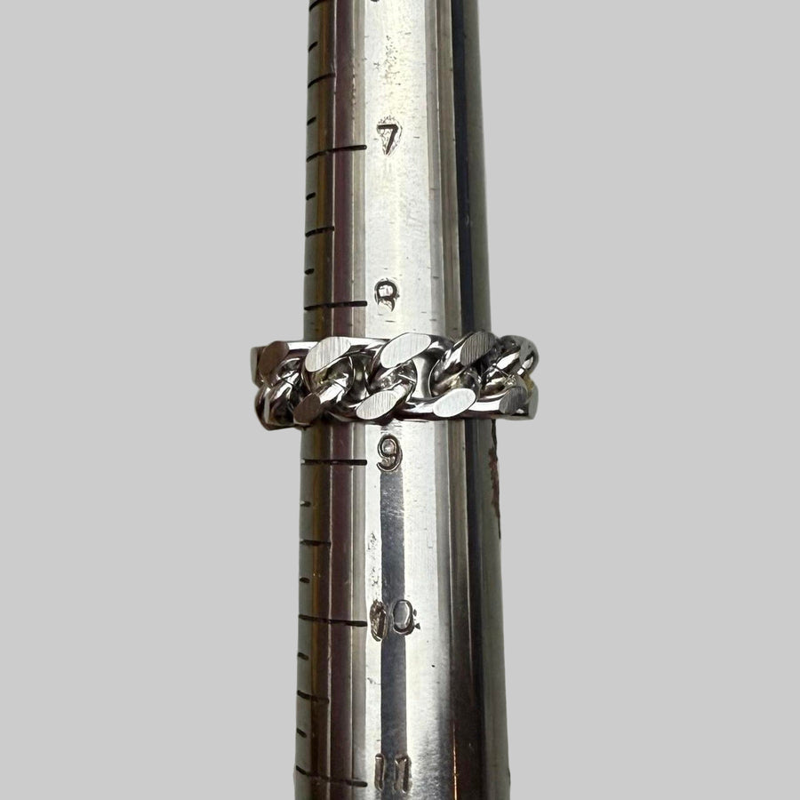 Silver Chain Link Ring
