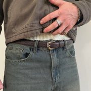Brown Classic Leather Belt