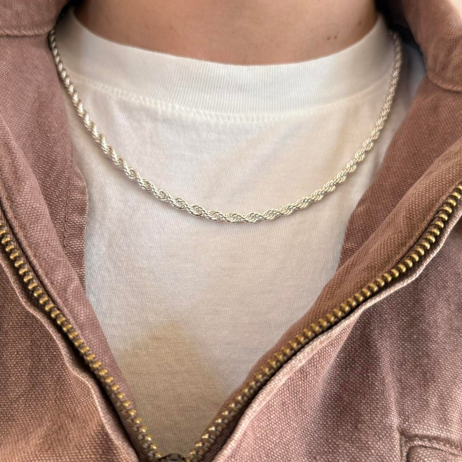 Silver Rope Chain