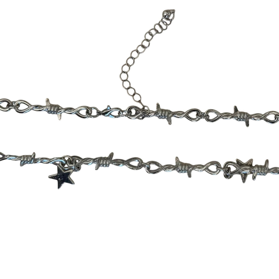Star Charm Barbed Necklace