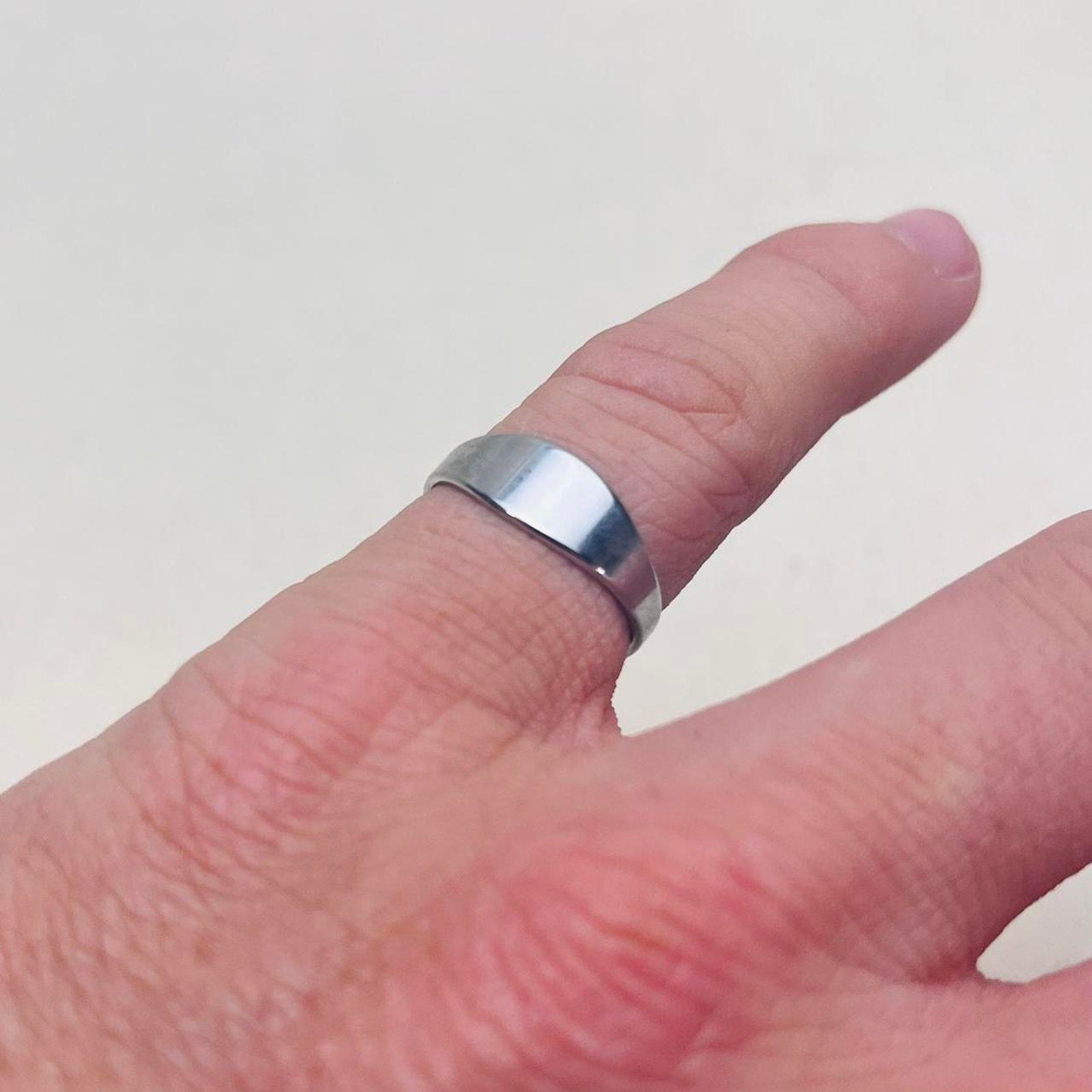 Silver Adjustable Band Ring