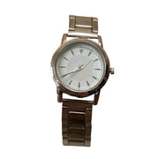 Silver White Dial Watch