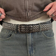 Triple Row Grommet Belt