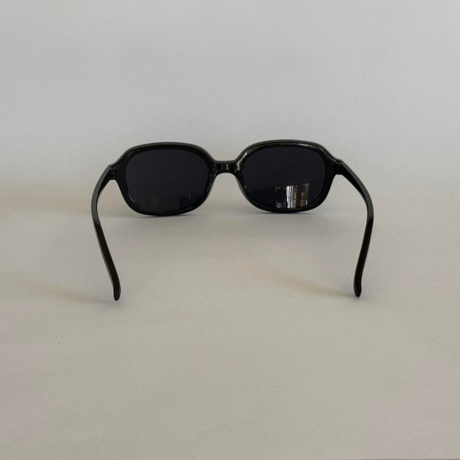 Black Oval Sunglasses