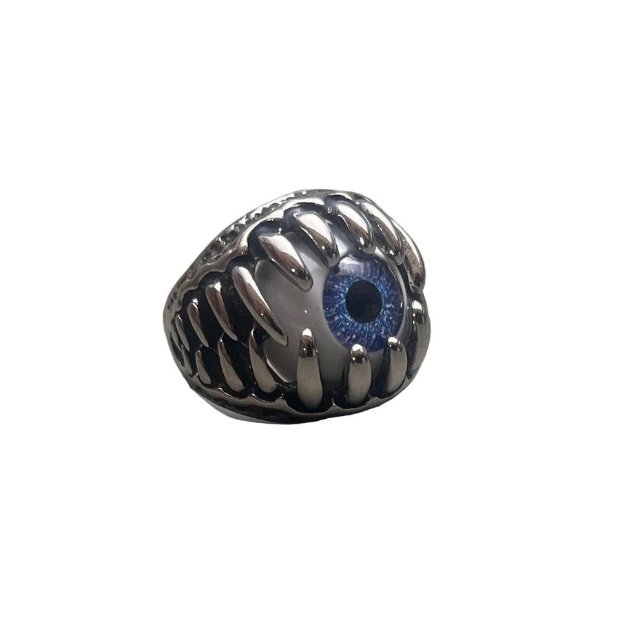 Silver Eye Statement Ring