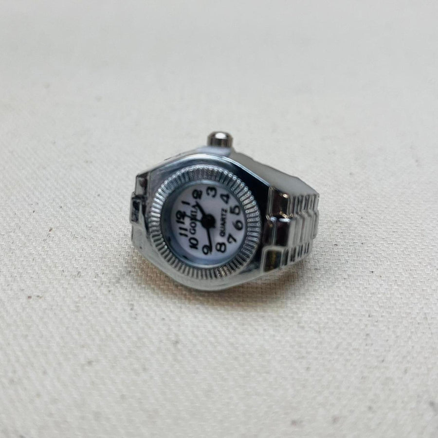 Round Dial Watch Ring