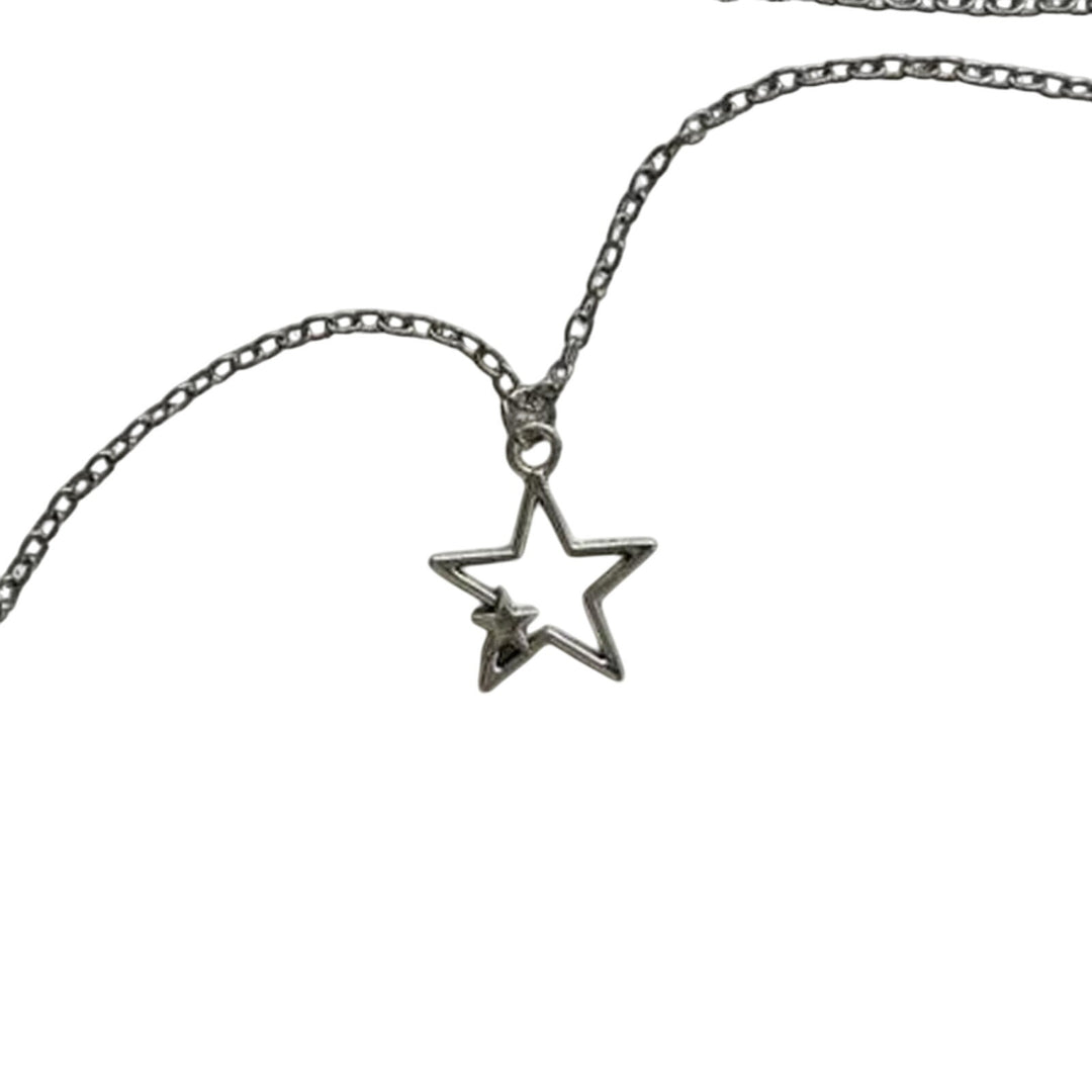 Silver Star Outline Necklace - Rynor