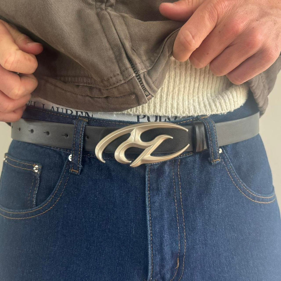 Rynor Chrome Buckle Belt