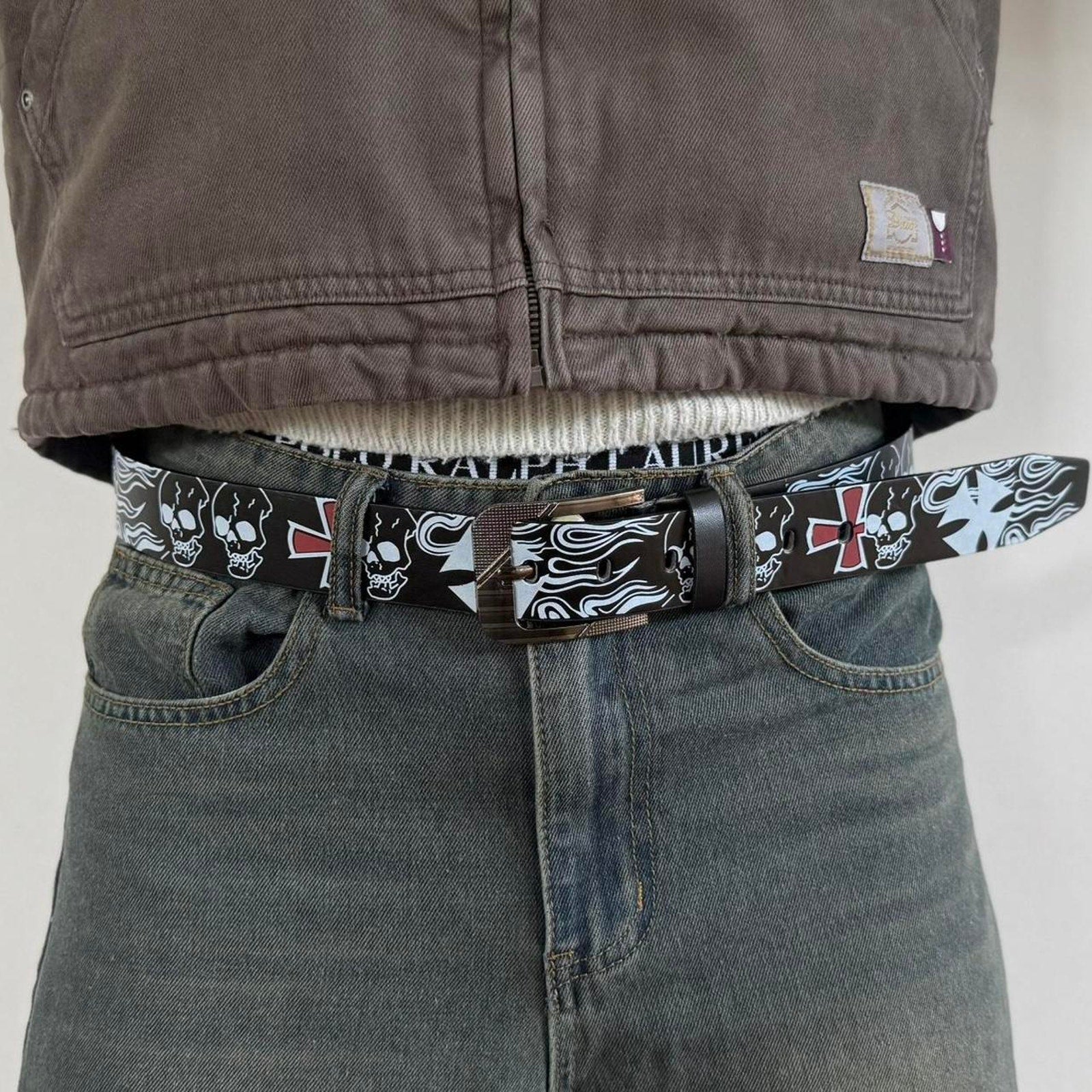 Flame Cross Belt