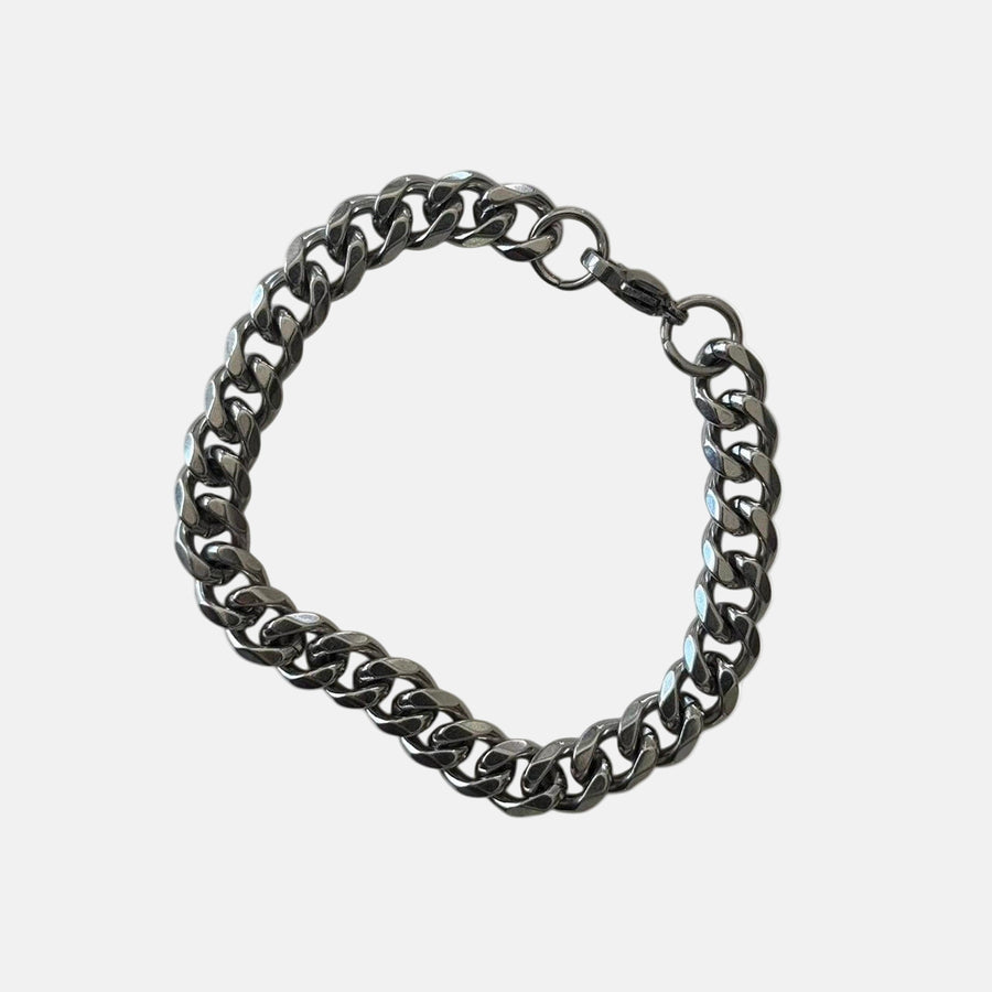 Silver Curb Chain Bracelet