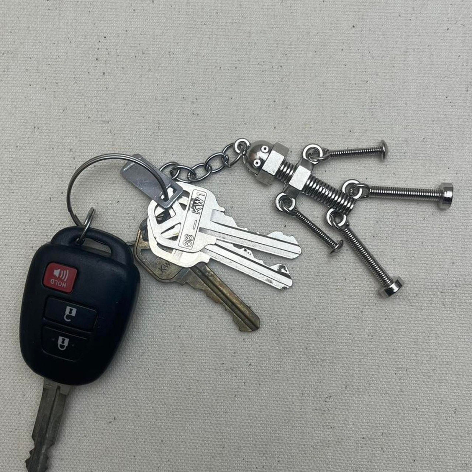 Screw Robot Keychain