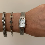 Engraved Silver Watch