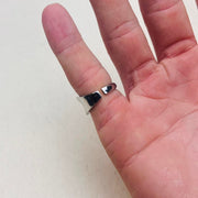 Silver Open Star Ring