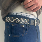 Black Star Studded Belt