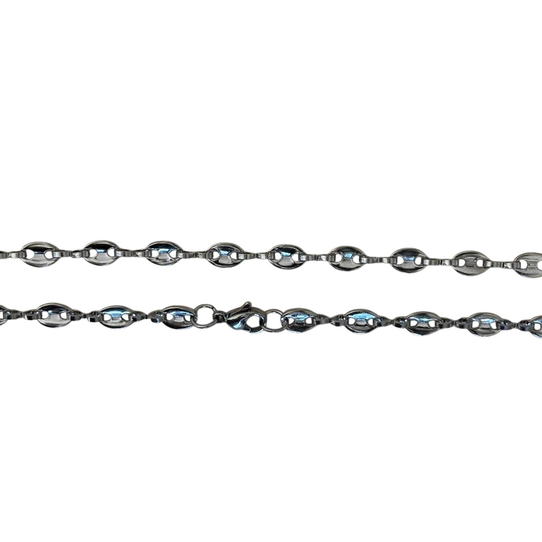Silver Beaded Chain Necklace - Rynor