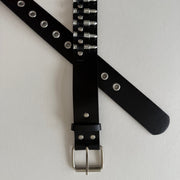 Black Studded Punk Belt