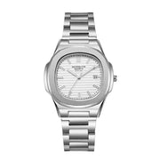 White Dial Stainless Watch