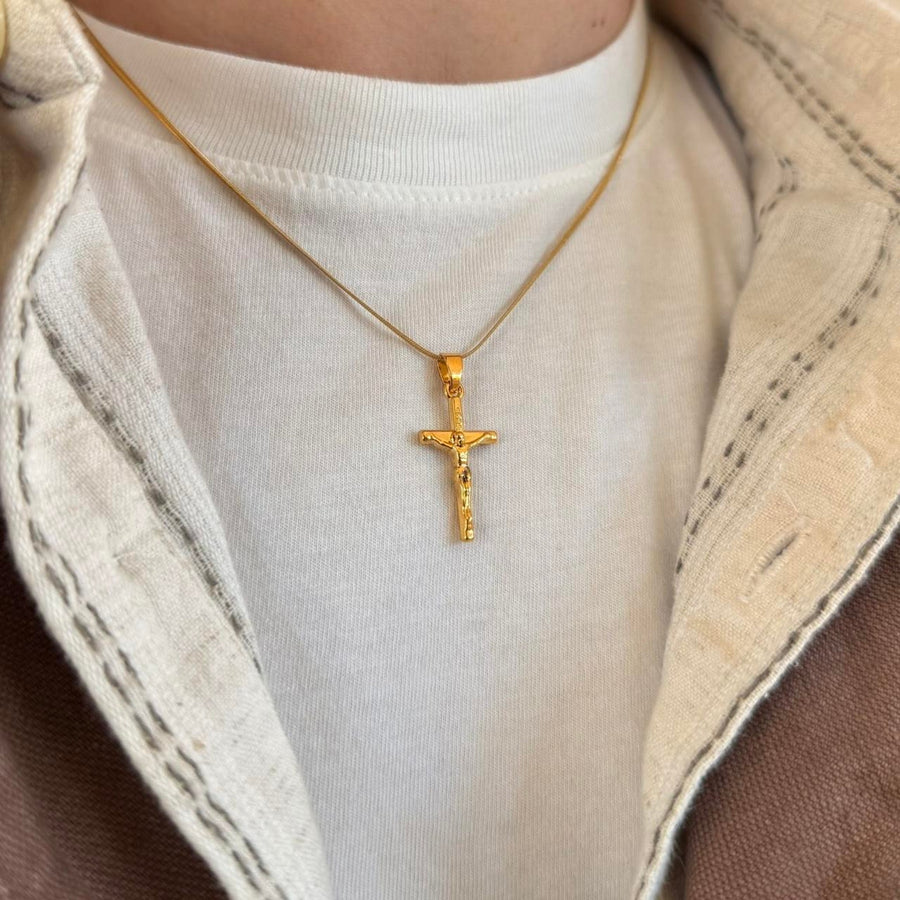Cross Pendant Chain Necklace
