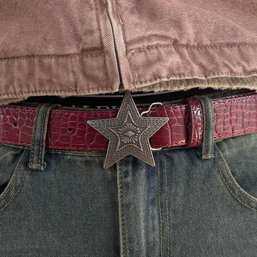 Star Buckle Belt