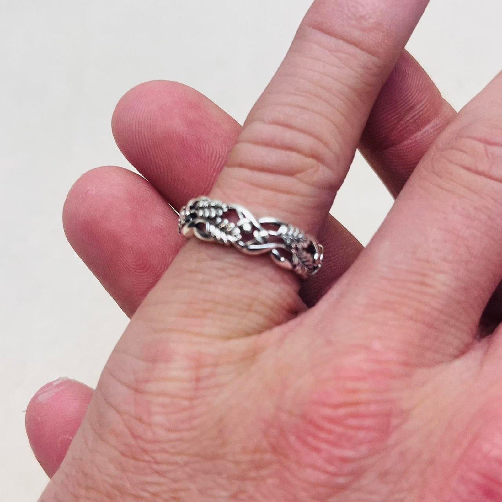 Silver Braided Ring