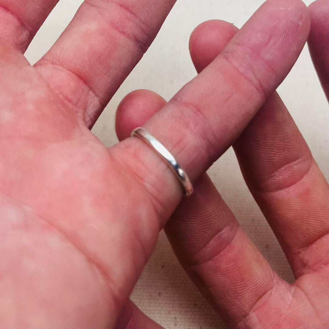 Silver Gothic Flame Ring - Rynor