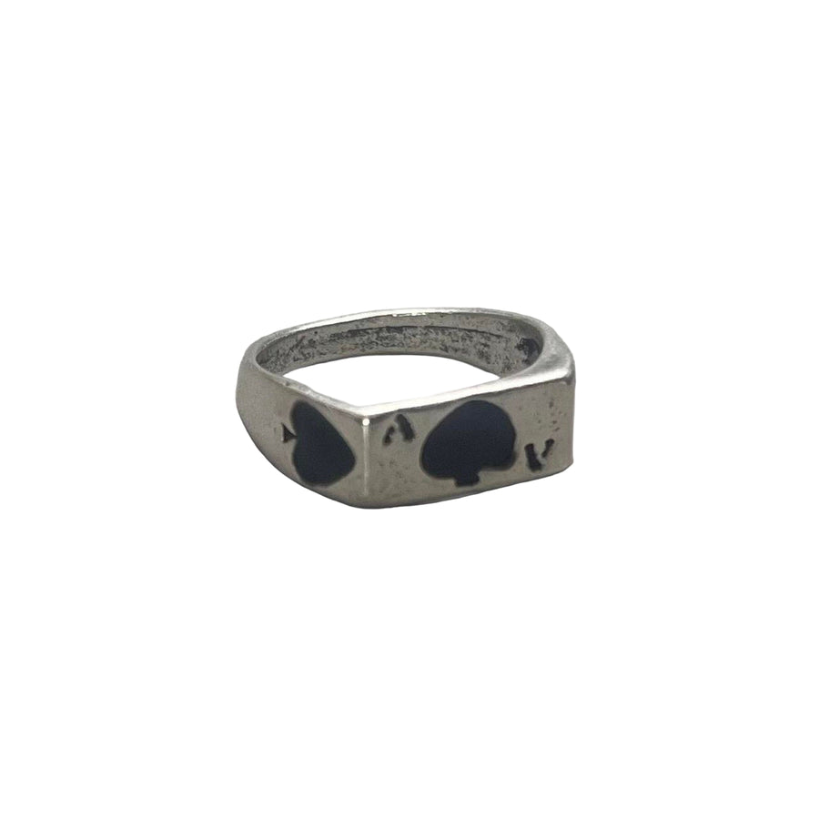 Silver Spade Ring