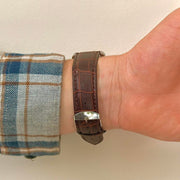 Brown Dial Leather Watch