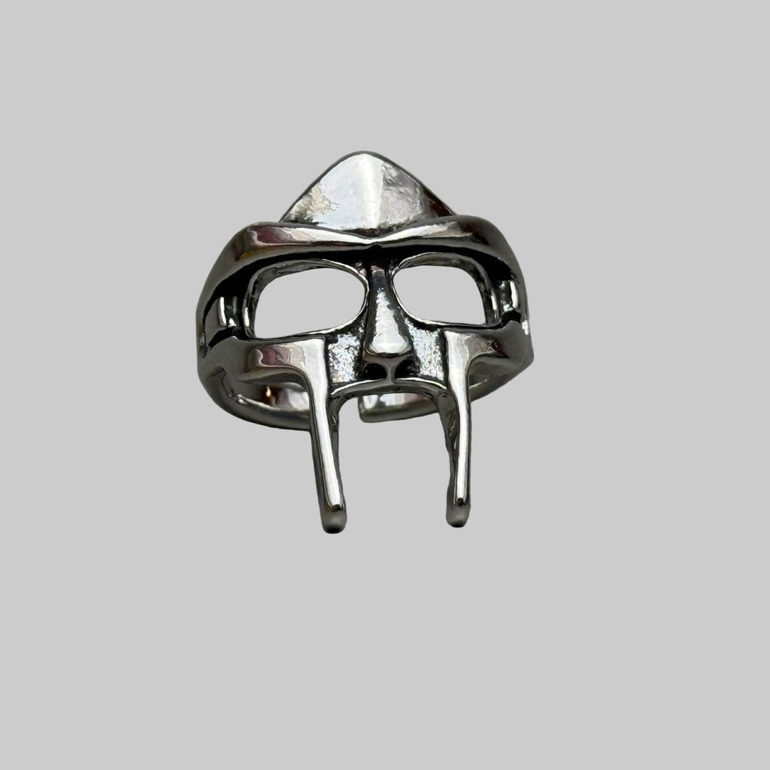 Silver MF Doom Ring - Rynor