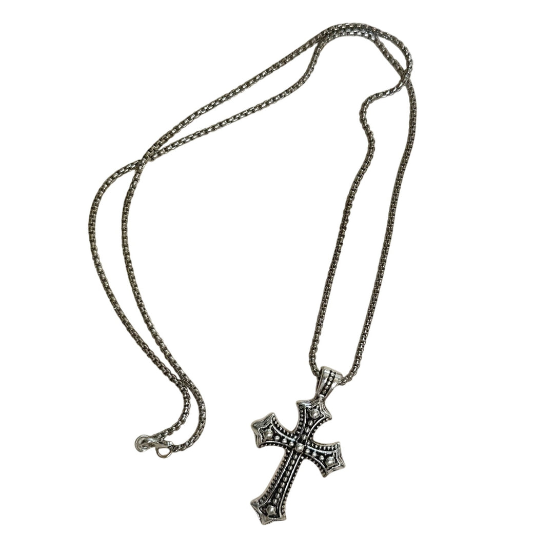 Ornate Gothic Cross Necklace - Rynor