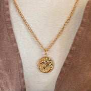 Gold Coin Pendant Necklace