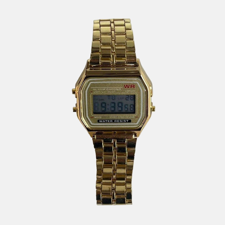 Gold Digital Watch
