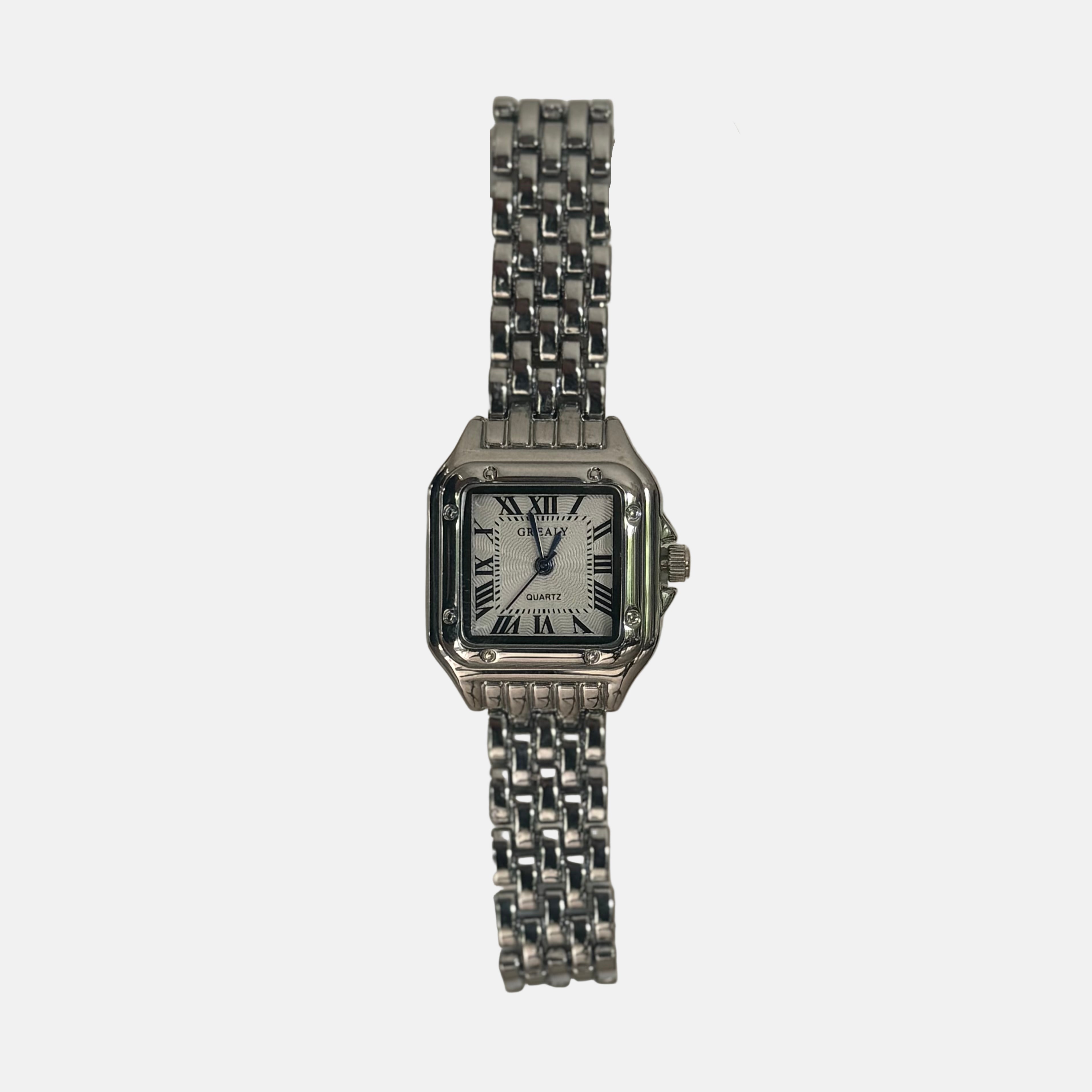 Square Silver Watch - Rynor