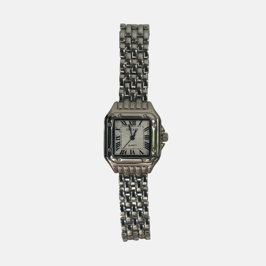 Square Silver Watch - Rynor