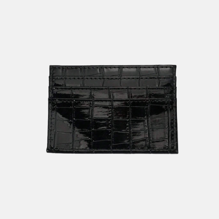 Black Croc Cardholder Wallet - Rynor