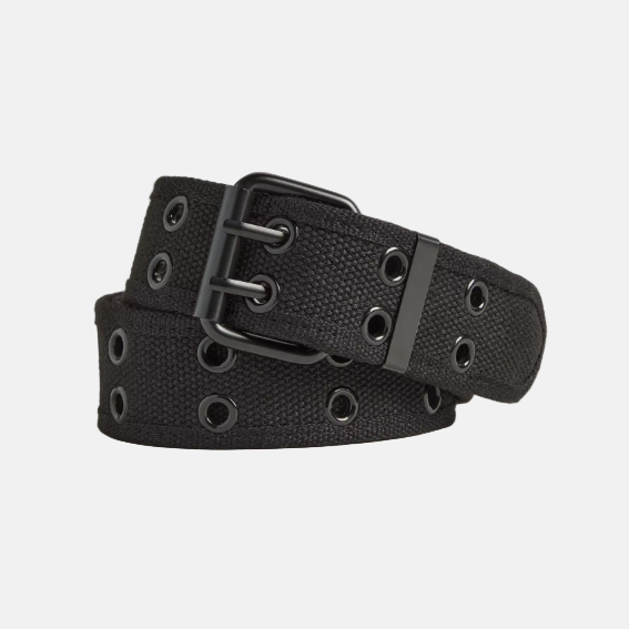 Black Single Grommet Belt
