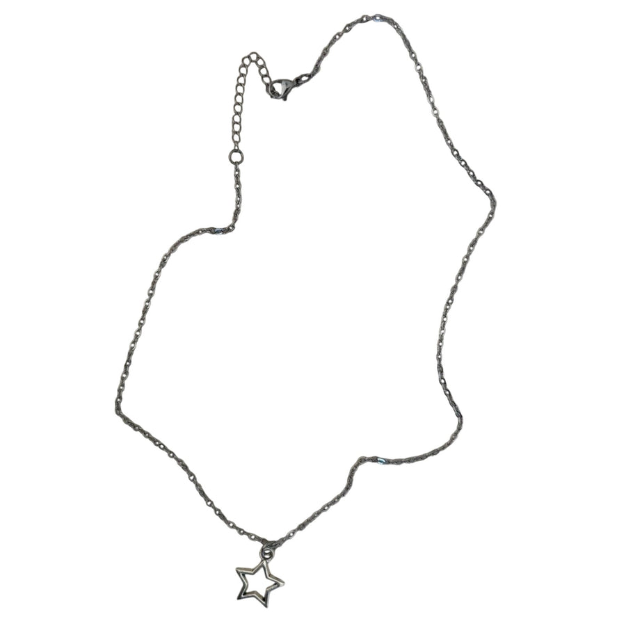 Silver Star Pendant Necklace