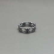 Silver Bamboo Band Ring