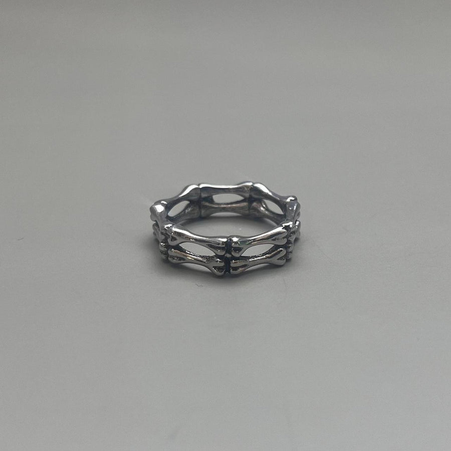 Silver Bamboo Band Ring