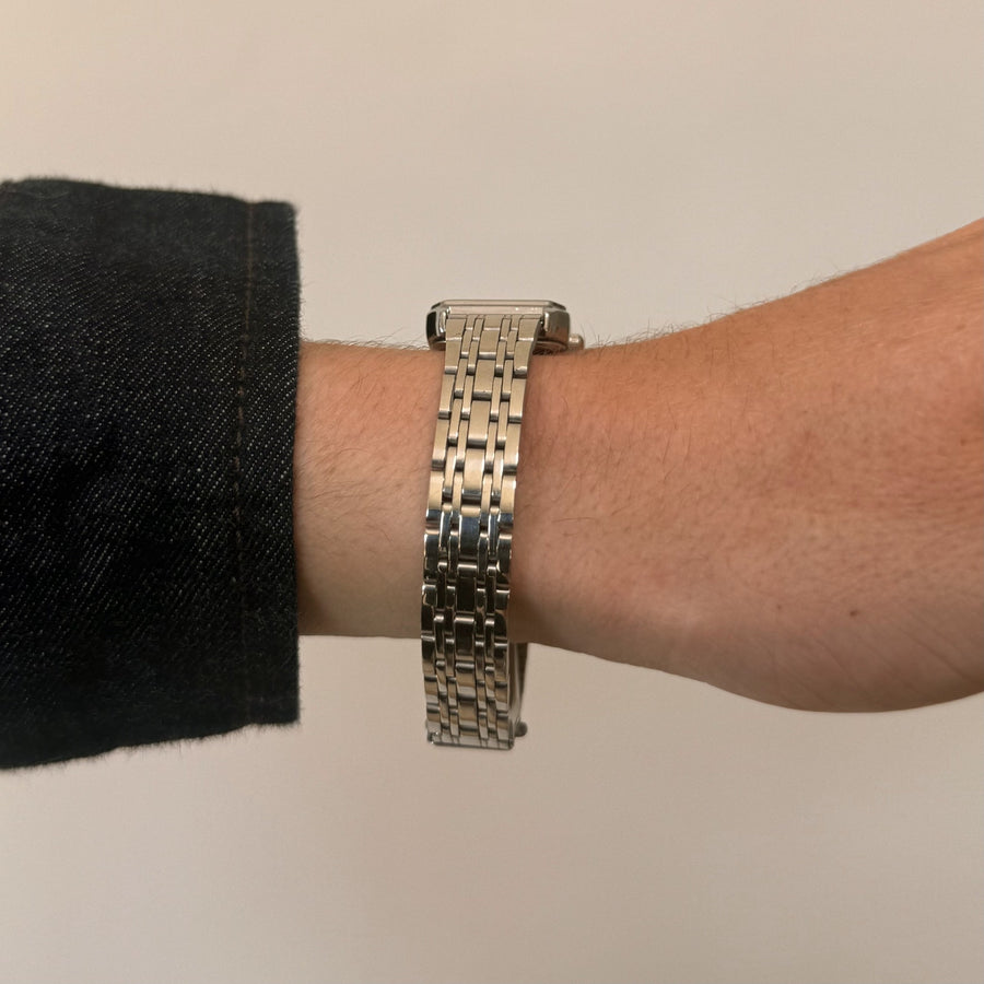 Rectangular Black Dial Watch