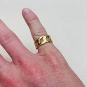 Gold Twist Band Ring