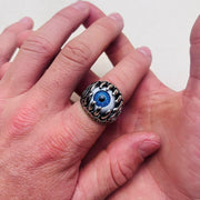 Silver Eye Statement Ring