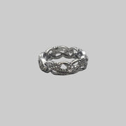 Silver Braided Ring