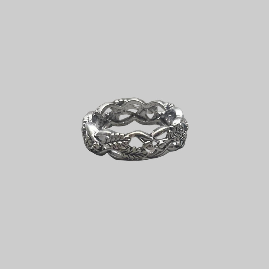 Silver Braided Ring